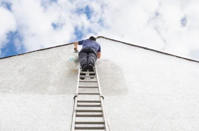 Peinture extérieure à Thizy — façades et ravalement